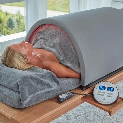 Sunlighten solo infrared sauna - sunlighten,